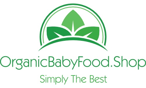 Organic baby food logo.